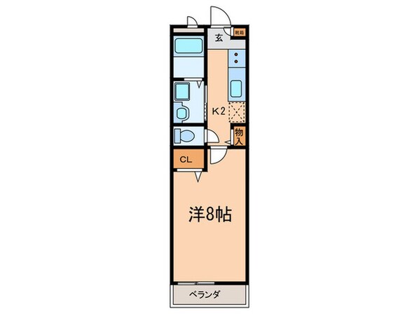 アンプルールリーブルロイヤルの物件間取画像